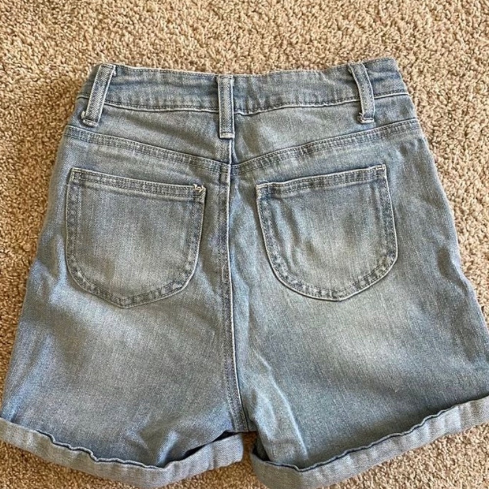 Denim High Rise Shorts - Picture 2 of 2